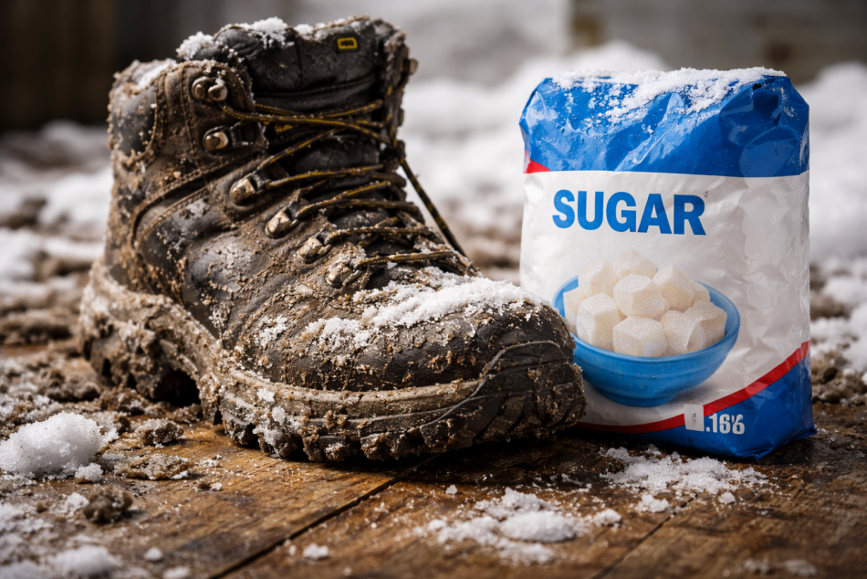 Сахар в обуви: неожиданный способ избавиться от сырости и запаха за ночь